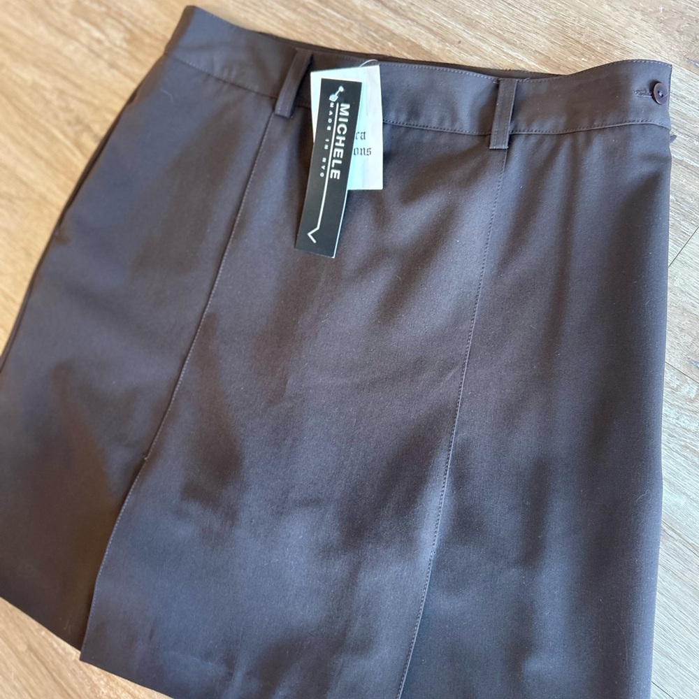 Michele Chocolate Brown Skirt